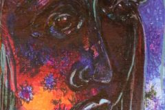 Curious-6-x-9-mixed-media-Zelenina-scaled